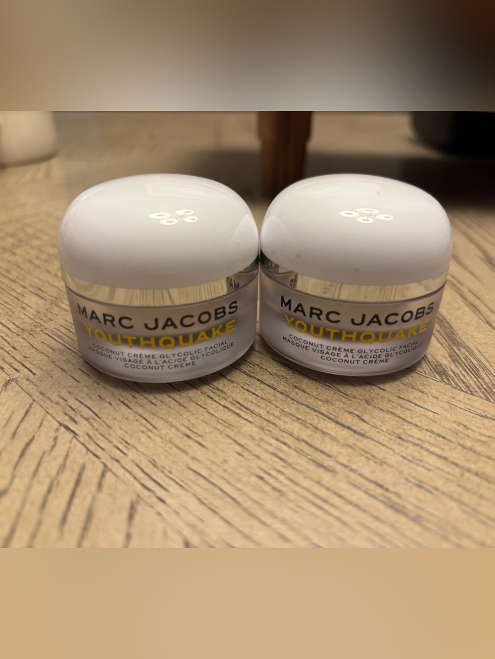 Marc Jacobs Youthquake Coconut Cream Glycolic Facial Mask Minis Lot of 2 New